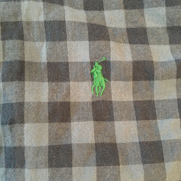 Ralph Lauren Kids Blue Checked Button Down Shirt - Picture 2 of 4